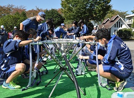 写真:給水訓練