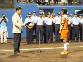 写真:国体リハーサル大会(第64回全日本総合女子ソフトボール選手権大会)
