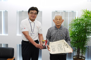 写真:平田博則さん世界アマチュア囲碁選手権5位入賞報告
