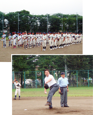 写真：福生警察署管内防犯少年野球大会