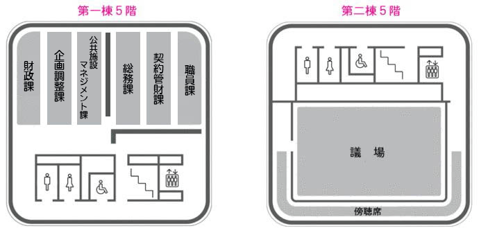 画像：5階配置図