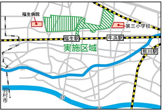 画像：地籍調査実施区域