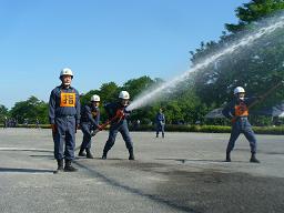 写真：ポンプ操法審査会