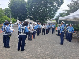 写真:福生ほたる祭の交通警備