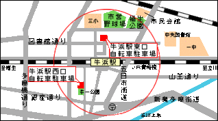 データ 牛浜駅周辺