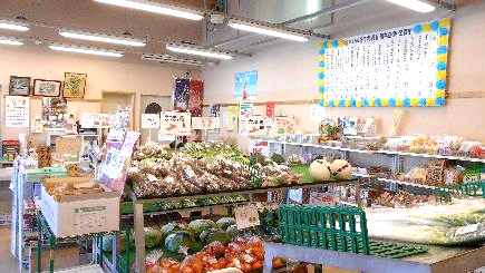 写真:直売所の内観