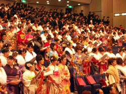 写真:式典会場の様子