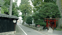 写真：南稲荷神社付近