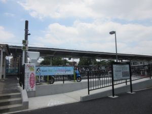 写真:東福生駅西口自転車駐車場