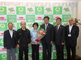 写真:バウンドテニス全国大会準優勝報告