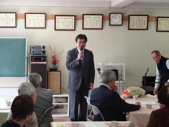 写真:小地域福祉活動「こぐまサロン」食事会