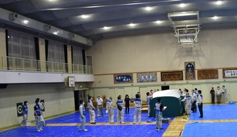 写真:訓練の様子