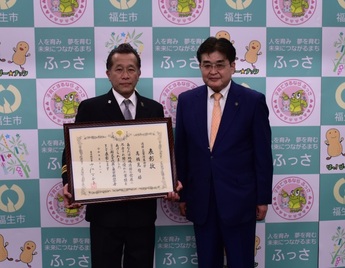 写真:髙橋晃司さん(消防・災害対策功労)