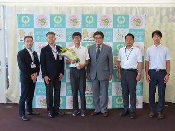 画像:福生第一中学校3年生陸上競技全国大会出場報告