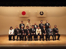 写真:福生市表彰式