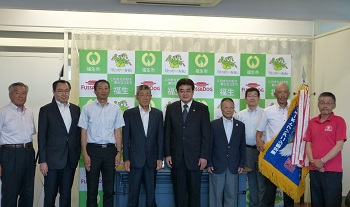 写真：ソフトボール「オール福生」全国大会出場報告