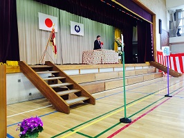 写真：福生第二小学校入学式