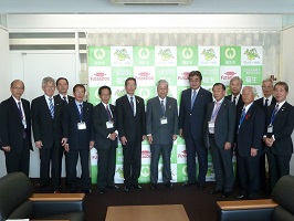 写真:滋賀県守山市自治連合会来訪
