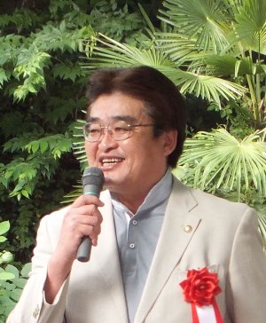 写真:第50回福生ほたる祭での市長