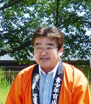 写真:第24回ふっさ輝きフェスティバルでの市長