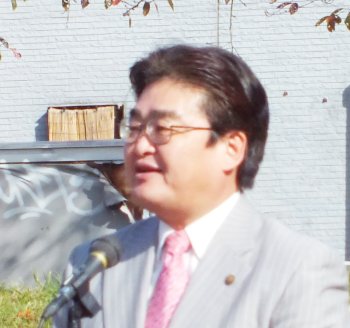 写真:第22回軽スポーツ&とん汁会での市長