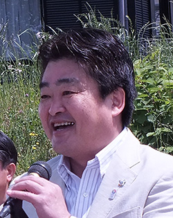 写真:第22回ふっさ輝きフェスティバルでの市長