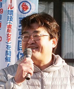写真:新春ウォーキング大会にて
