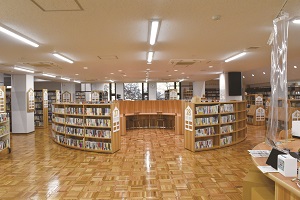 図書館円形書架