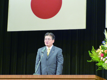 画像:「敬老大会」にて