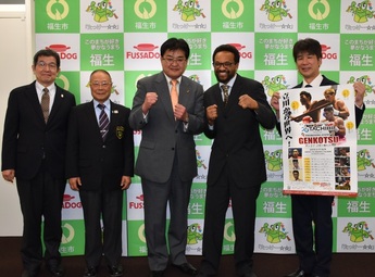 写真:リック吉村ジムプロ加盟報告