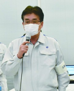 【写真】令和3年度福生市総合防災訓練にて