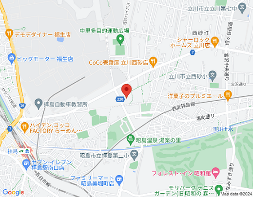 福生市リサイクルセンター地図