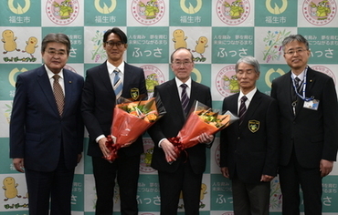 写真：東京都スポーツ功労賞受賞報告