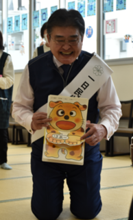 写真:一日民生委員活動