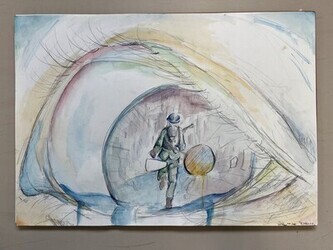 絵画「今、出来ることを」